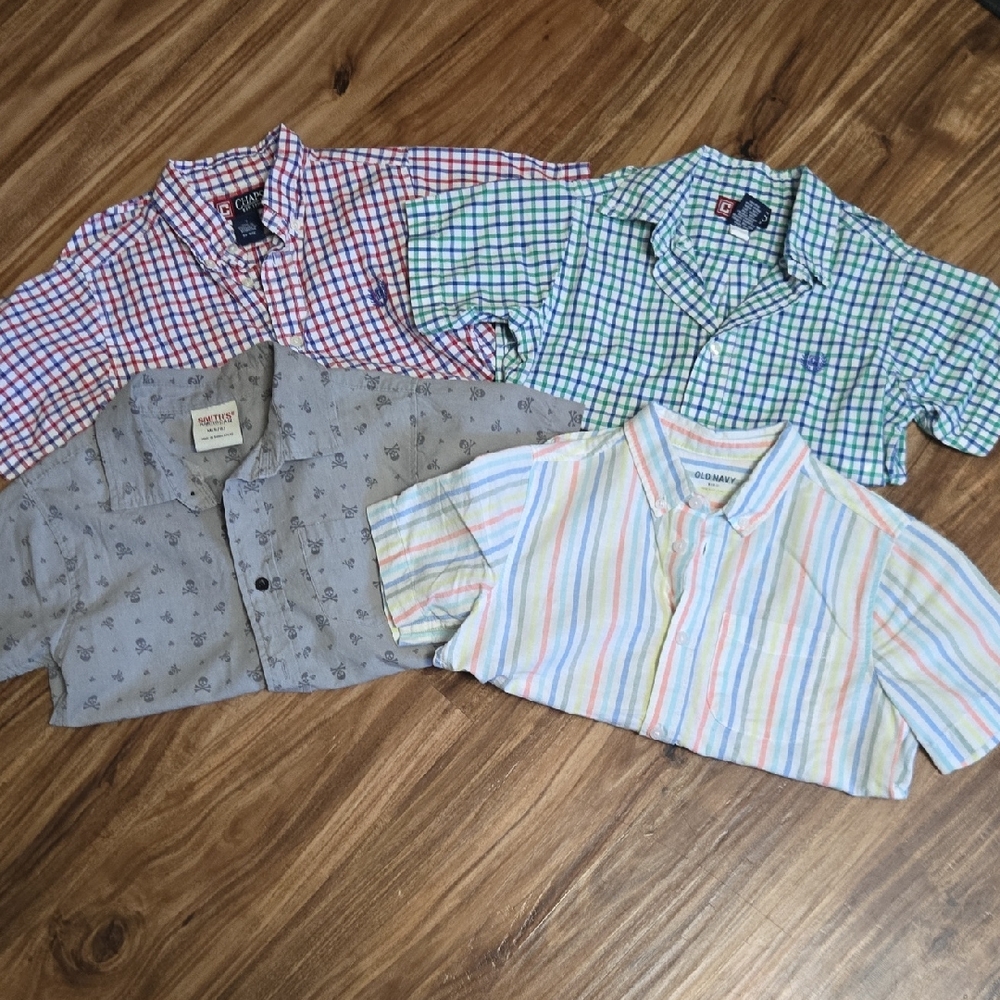 Lot Of Size 6/7 Kids Button Down Shirts